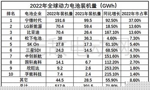 中国新能源电池十大名牌排名(新能源电动汽车排名前十名)_https://www.eamstsz.com_上交所_第1张